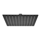 Soffione Platinum Feridras 30x30 nero opaco