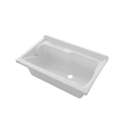 Vasca in resina Feridras 80 per lavatoio bianco