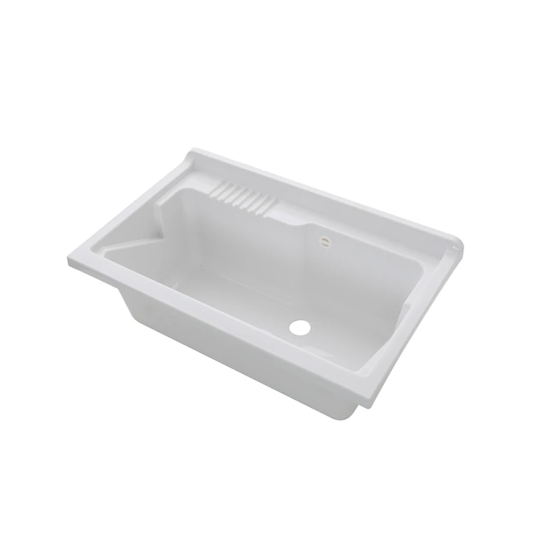 Vasca in resina Feridras 80 per lavatoio bianco