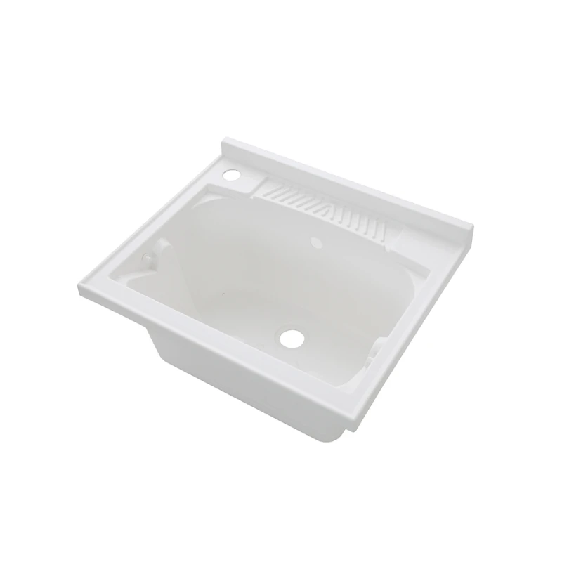 Vasca lavatoio Feridras 60 cm in resina bianco