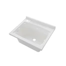 Vasca lavatoio Feridras 60 cm in resina bianco