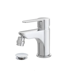 Miscelatore bidet Feridras Iris cromato con piletta