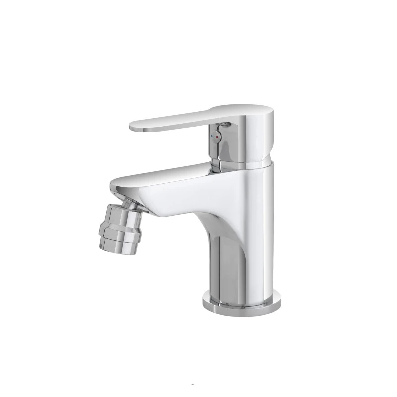 Miscelatore bidet Feridras Iris cromato con piletta