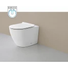 Vaso da terra Feridras Serie T rimless bianco lucido