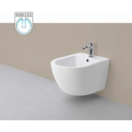 Bidet Feridras Spin in ceramica bianco lucido