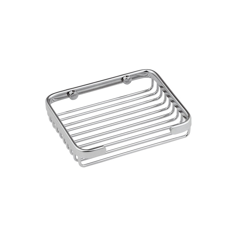 Portasapone grande cromato Remer RB212