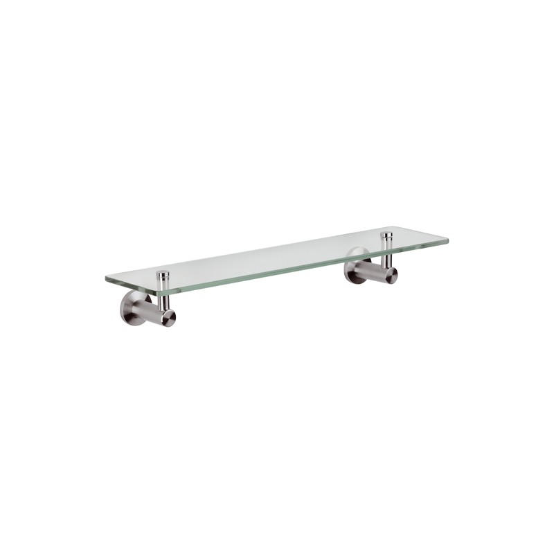 Mensola in vetro - serie minimal inox Remer MI20INOX