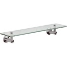 Mensola in vetro - serie minimal inox Remer MI20INOX