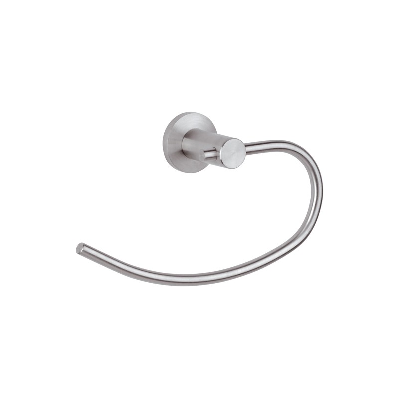 Portasalviette ad anello - serie minimal inox Remer MI44INOX