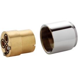 Prolunga per corpo monocomando doccia incasso cartuccia diam. 35 mm Remer R52PROL