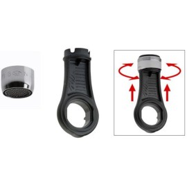 Set completo con 1 aeratore f22 anticalcare ad alta tecnologia e 1 chiave di pulizia settimanale RR 81AC