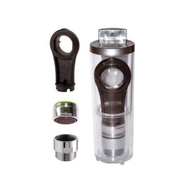 Set risparmio idrico totale composto da raccordo doccia, aeratore lavabo e bidet chiave di montaggio RR 83SETL6