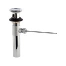 Scarico tipo america o americano in ottone pulito e cromato RR 95AM