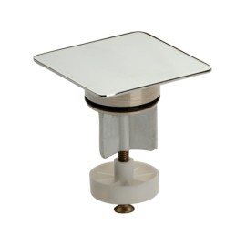 Tappo grande in ottone cromato per scarico automatico con piletta RR 95TAS