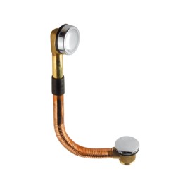 Colonna di scarico con tubo in rame con piletta click clack RR 96CC