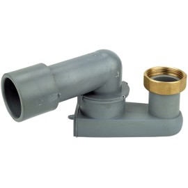 Sifone in plastica regolabile con scarico ad incollare 1 1/2 RR 98INC112