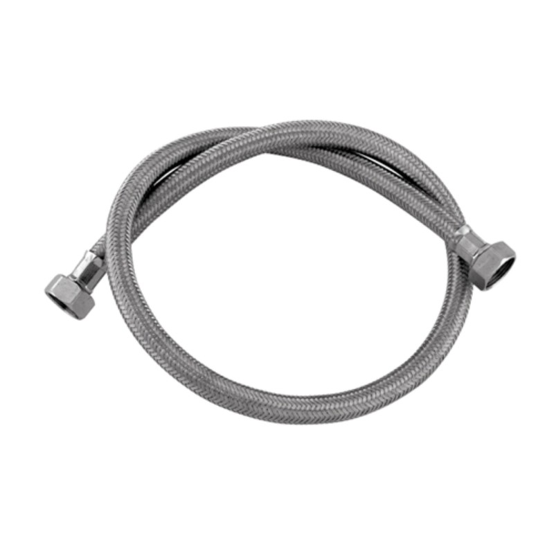 Tubo di carico in treccia di acciaio inox gigante per lavatrice 200 cm RR 293200