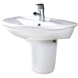 Lavabo con semicolonna rak ceramics - serie fiore Rak Ceramics SCACER0083SS-SCACER0070LA