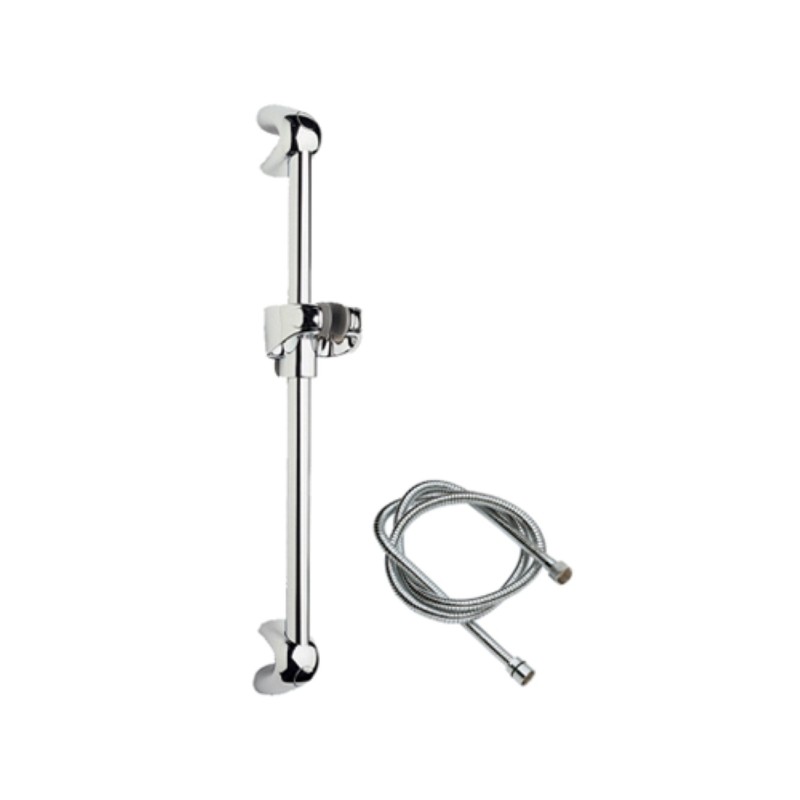 Saliscendi cromato con flessibile Remer 310333