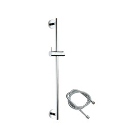 Saliscendi 60 cm in ottone cromato con flessibile e asta toda minimale Remer 317M333