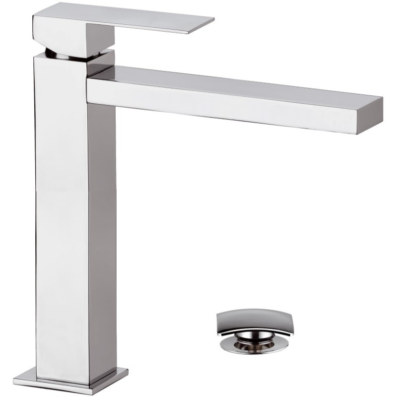 Rubinetto monocomando alto per lavabo design moderno remer q design Remer QD11L