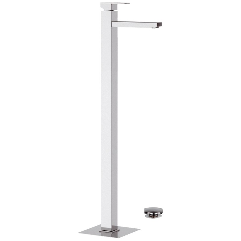 Rubinetto miscelatore da pavimento design quadrato remer qd18 - qdesign Remer QD18