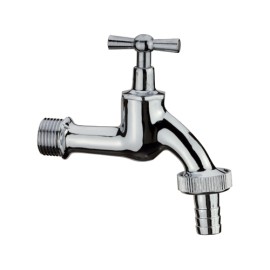 Rubinetto portagomma cromato 3/4 Remer 200T34