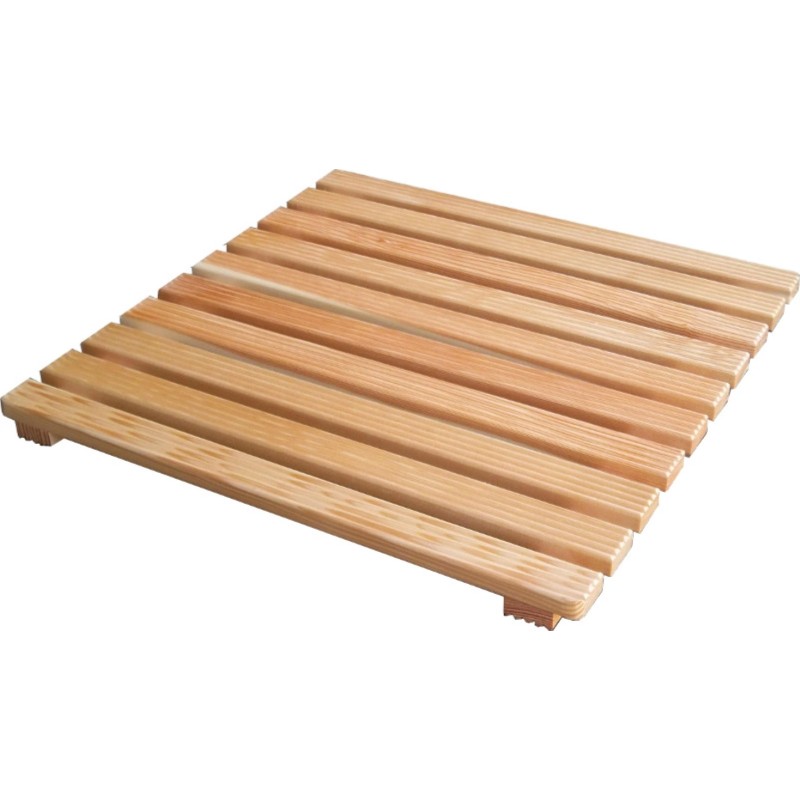 Pedana doccia larice cm. 60 x 60 (per piatti cm 80 x 80 e oltre) Idrobric U82197 Pedana doccia larice cm. 60 x 60 (per piatti cm 80 x 80 e oltre) Idrobric U82197