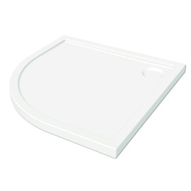 Piatto doccia 80 x 80 h 5 cm acrilico oceano semicircolare Idrobric SCACER0233PD