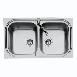 Lavello inox alien 3 basket 2v 86x50 Foster SPA SCACER04122V