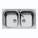 Lavello inox alien 3 basket 2v 86x50 Foster SPA SCACER04122V