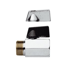 Valvola minisfera m.f. 1/2 cromo nero RR 372MF12NC12