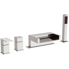 Rubinetto bordo vasca quadro - serie skyline Daniel Rubinetterie SK697CR