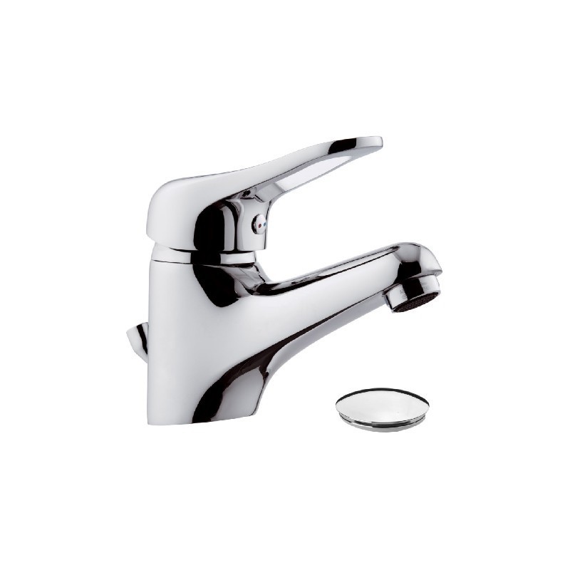 Rubinetto lavabo remer con piletta in plastica - serie kiss Remer K10P
