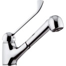 Rubinetto per lavello con leva lunga e doccia estraibile a getto variabile 200 - serie kiss Remer K47LL200