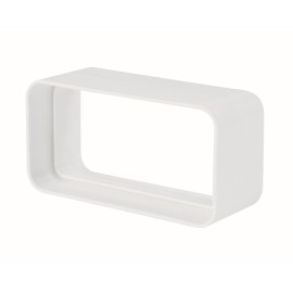 Giunto rettangolare 55x110mm bianco per cappe Idrobric SFUASP0072BI