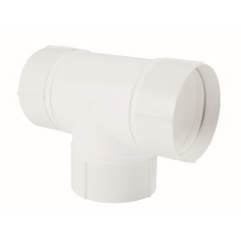 Raccordo a t circolare 100mm bianco per cappe Idrobric SFUASP0083BI