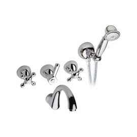 Set rubinetto vasca da incasso - serie liberty Remer 03LIS01