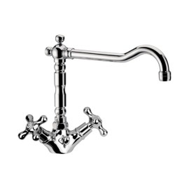 Rubinetto retro con canna antica serie liberty remer Remer 13ALI