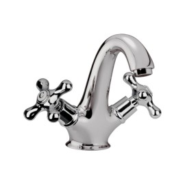 Rubinetto monoforo lavabo in stile retro con scarico click clack liberty Remer 13LIB