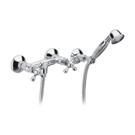 Rubinetto doccia a muro con doccia duplex - serie liberty Remer 39LI