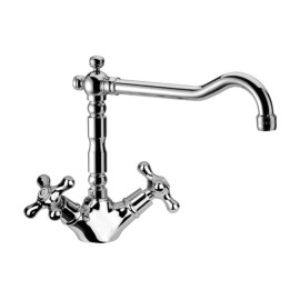 Rubinetto lavello con canna antica - serie liberty Remer 43LIA