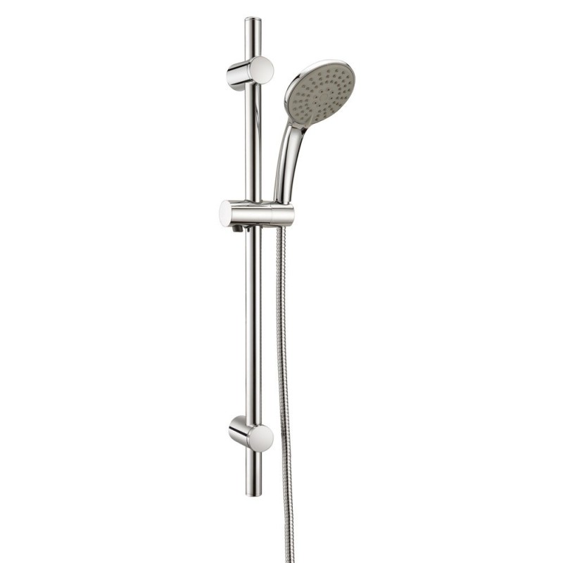 Saliscendi serie minu con doccino a tre getti e regolazione altezza Idrobric BLISAL0133CR