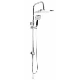 Colonna doccia serie oasi design quadro e risparmio acqua integrato Idrobric SCACOL0093CR