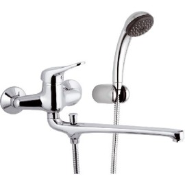 Rubinetto lavabo/vasca con deviatore e kit doccia duplex serie kiss Remer K49