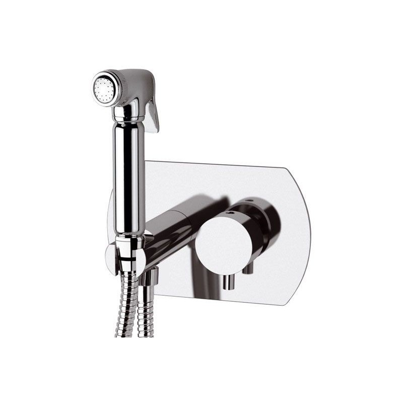 Miscelatore incasso per shut-off comprensivo di doccetta , supporto doccia, presa acqua, serie suvi Daniel Rubinetterie S20642CR