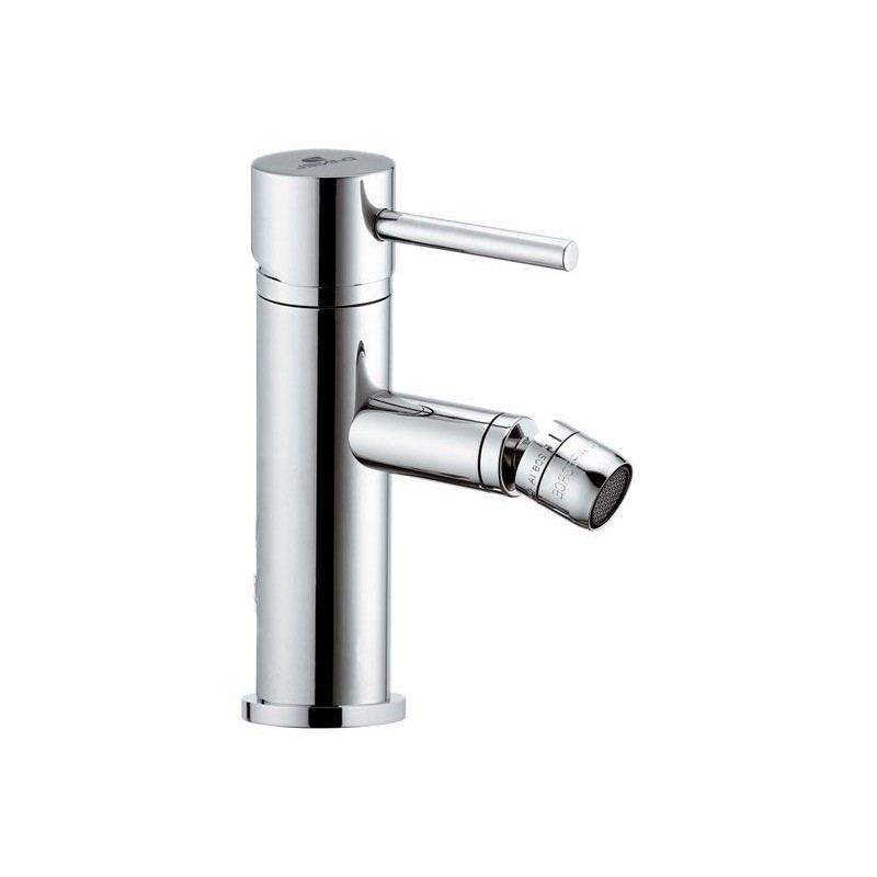 Miscelatore bidet senza scarico, linee minimal e tondeggianti, serei suvi Daniel Rubinetterie S20604BCR