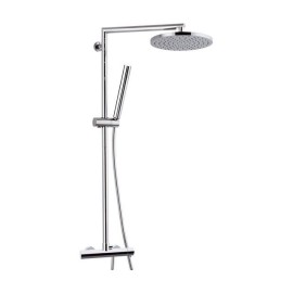 Corpo doccia con colonna, doccetta ad 1 funzione e soffione 25cm - serie suvi di daniel rubinetterie Daniel Rubinetterie S206...