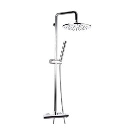 Doccia con colonna, doccetta ad 1 funzione e soffione 30cm - serie suvi daniel rubinetterie Daniel Rubinetterie S20636RCCR