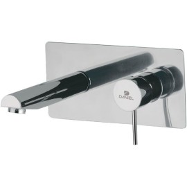 Miscelatore monocomando a incasso per lavabo, con piastra rettangolare - serie suvi Daniel Rubinetterie S20632CR